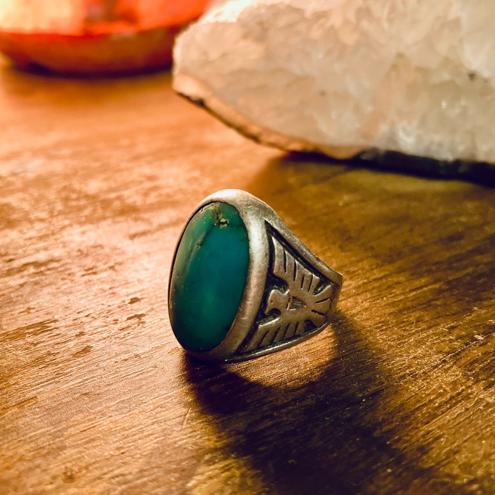 Vintage Fred Harvey Turquoise Ring